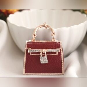 Leather Mini Tote NWT Bag Charm